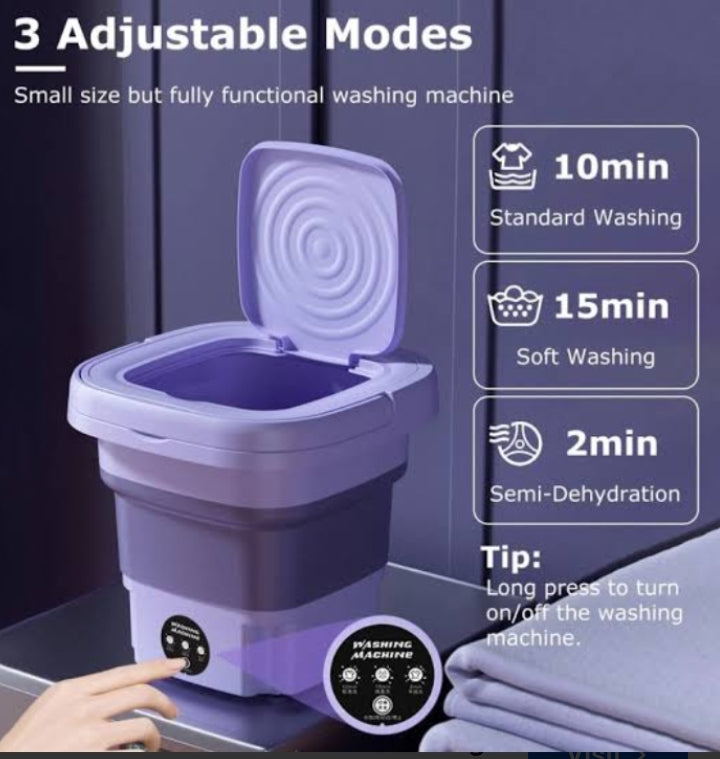 Portable Mini Folding Washing Machine